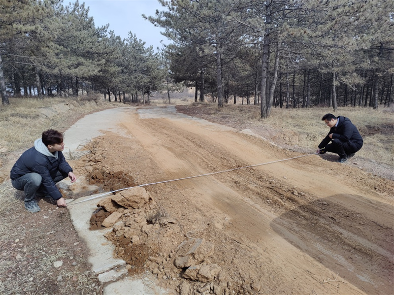 塌陷損毀道路工程現(xiàn)場調(diào)查